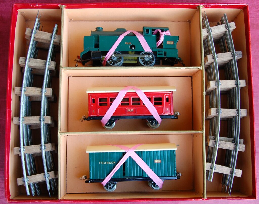 LR Aiguillage Gauche Le Rapide Boîte D'origine Train Rail LR Vintage Toys 