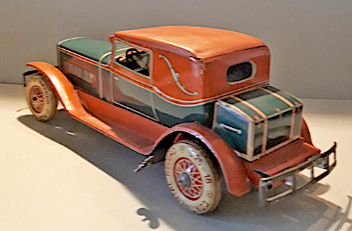Ancienne Voiture Folle Distler 1925 - Paris NY London - Jouet En Tôle Rare Qui Fonctionne !