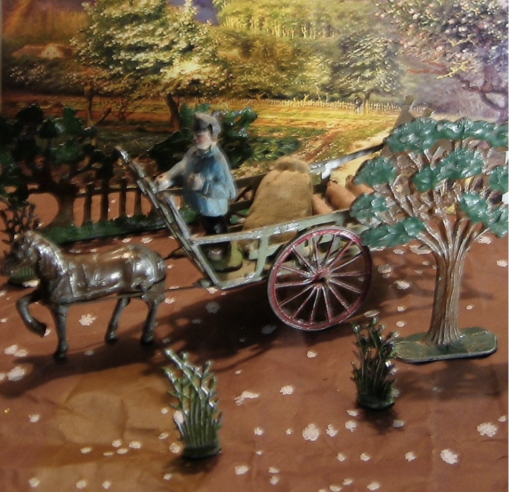 Poule Picorant Quiralu En Aluminium, Grand Modèle, Hauteur 35 Mm, Ferme Miniature