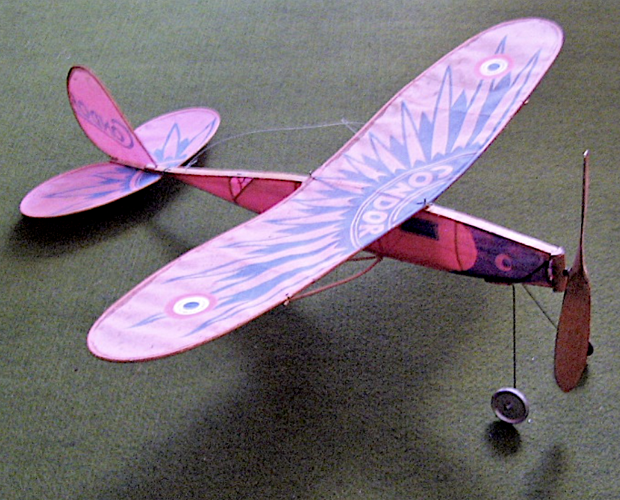 Jouet Avion Ancien Français En Bois Création Lamothe - Objet Vintage, Occasion, à Restaurer Ou Collection