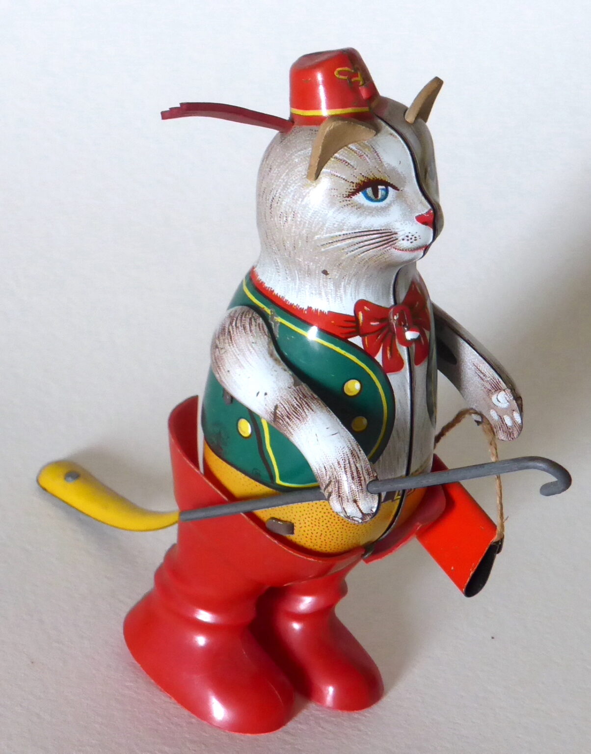 Joustra chat avec bille en tole et moteur mécanique 1950 1/6 | eBay