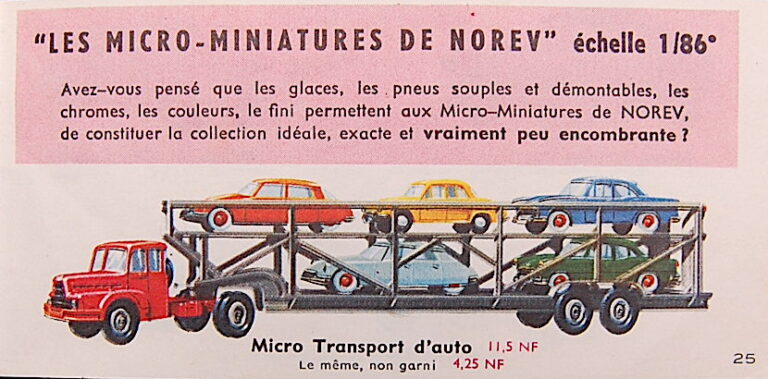 NOREV - Les Micro-miniatures - Modèle Renault Floride