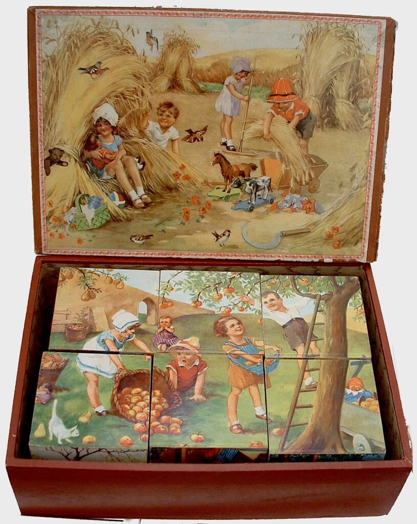 Jeu cubes Mickey ancien vintage