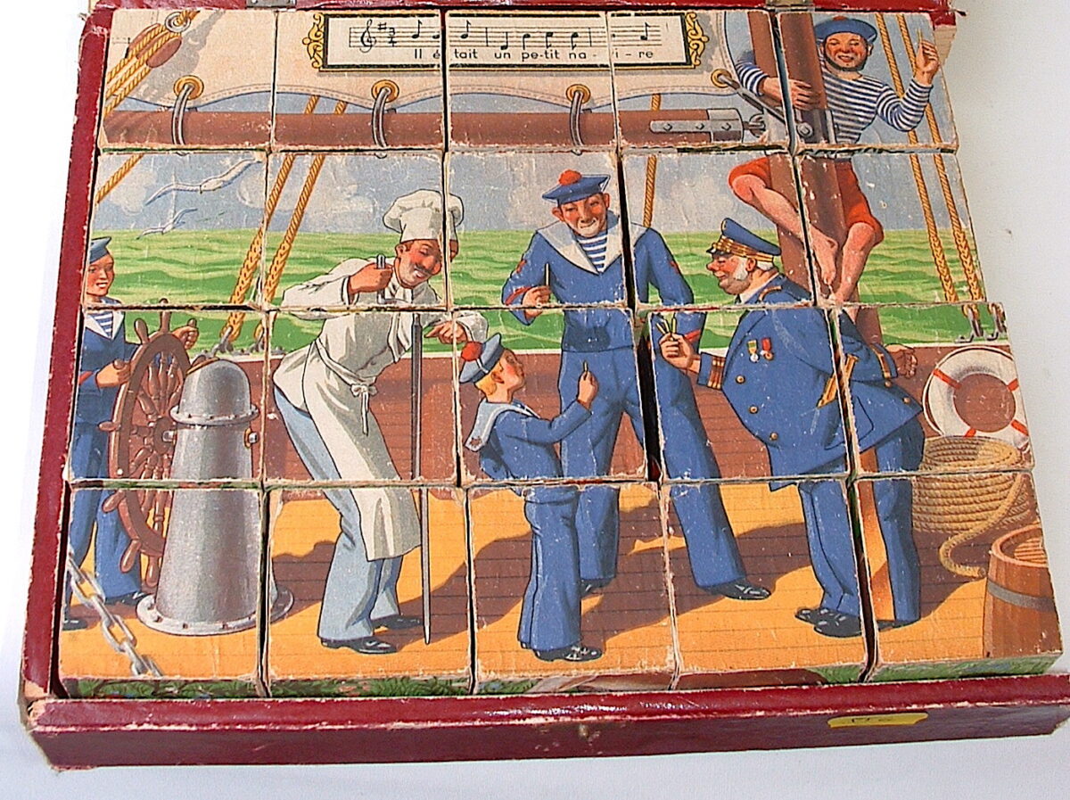 Jeu De Cubes Alphabet Ancien En Bois Massif Jeu Jura Larrey 21330