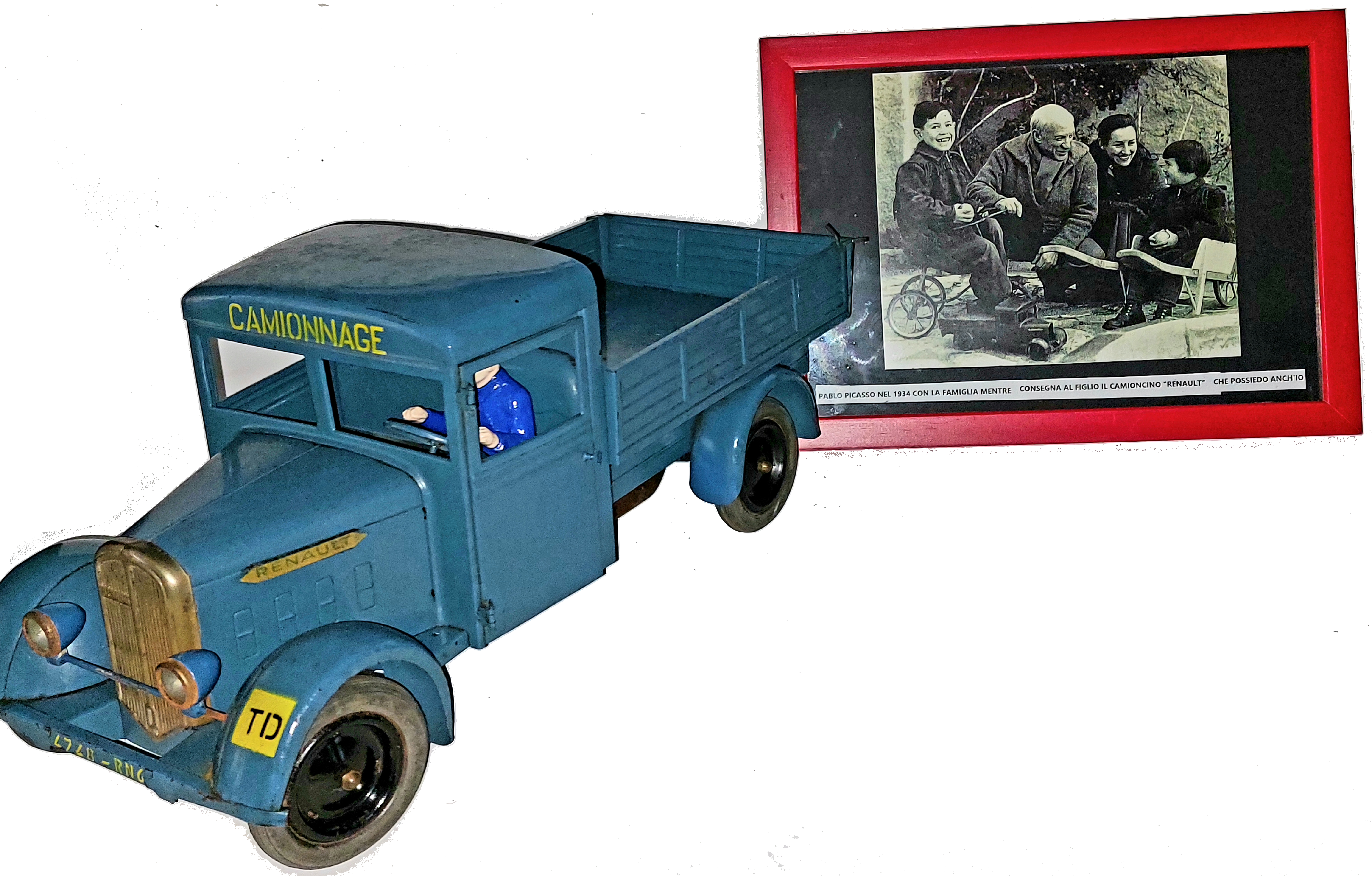 CAMION SAVIEM LRS CIJ superbe jouet ancien en tôle époque JRD Joustra