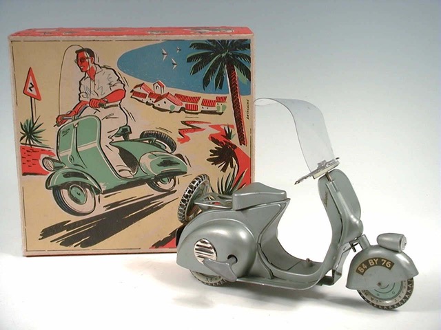 FLORIDE EN TOLE ** LA HOTTE ST NICOLAS ** rare A FRICTION en boite 1